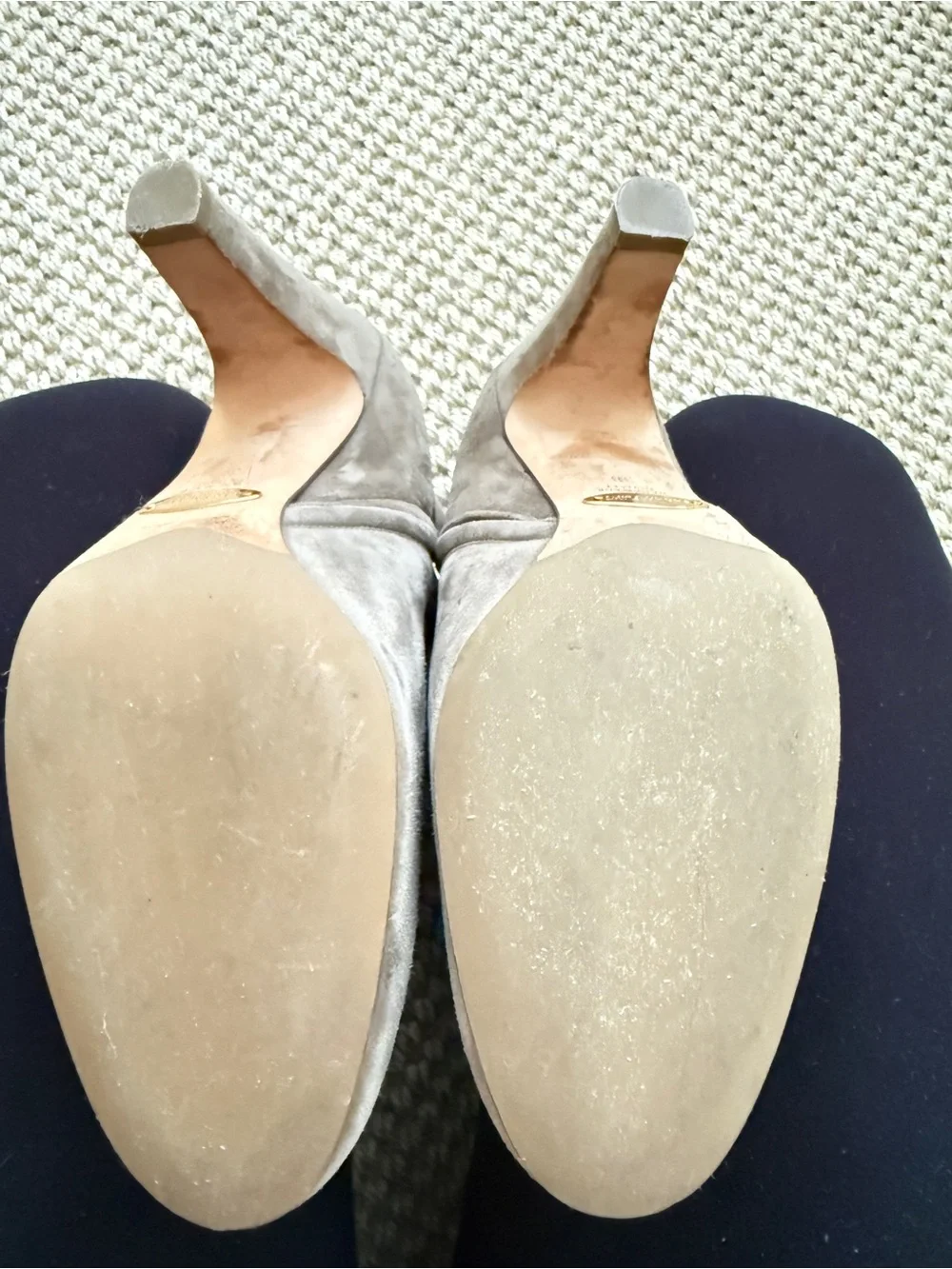 Like New Sarah Flint Perfect Sophia 85 Suede Booties in Taupe